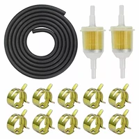 fuel line hose kit 2pcs 8mm oil filters cup 10pcs hose clamps for small tractors motorcycle accessories