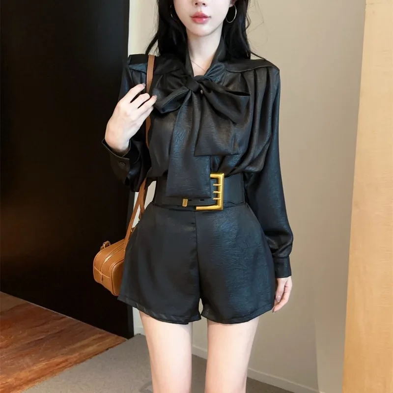 Офисная женская элегантная Свободная юбка MiiiiX осень 2024 дизайнерская длинная