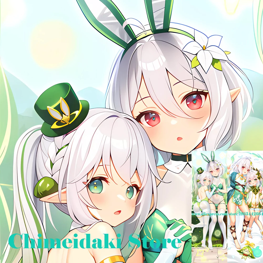 Двусторонняя наволочка Dakimakura Genshin Impact dhida по мотивам косплея в натуральную