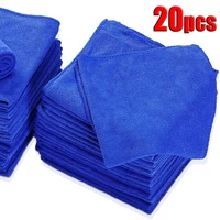 10pcs 30x30cm wash microfiber towels car cleaning towel soft drying cloth hemming wash towel water suction duster car clearner