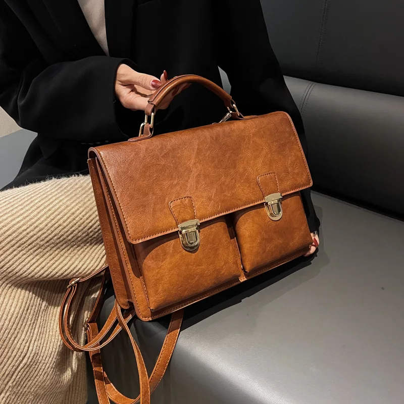 

Винтажный Модный Рюкзак, новинка 2023, ручная Вместительная женская сумка, Высококачественный простой дорожный рюкзак