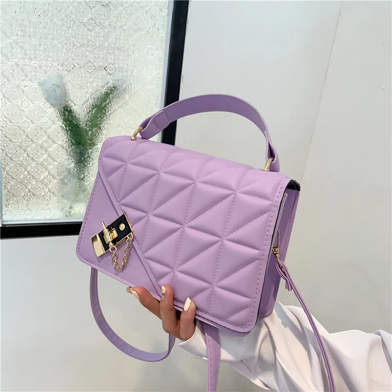Luxury Plaid Handbags Designer Women Shoulder Bag Fashion Flap Lock Crossbody Bags For Women Cross Body Messenger Bags