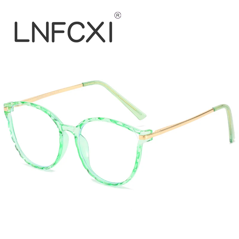 

Очки LNFCXI в стиле ретро с защитой от синего и зеленого света, ульсветильник модные очки для мужчин и женщин с защитой от синего света