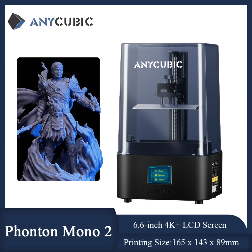 Anycubic mono 2. Anycubic photon m3 размер печати. жк-принтер.