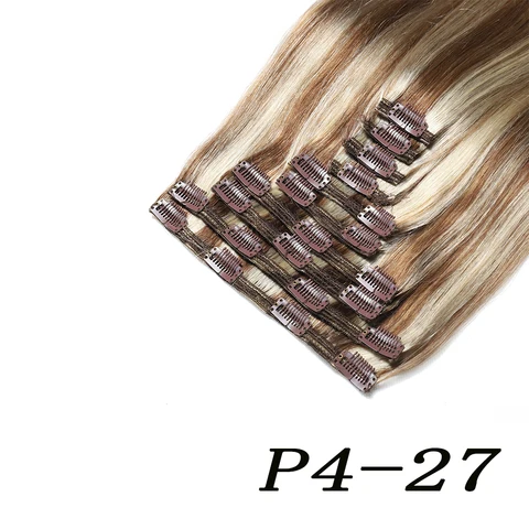 Lovevol от 16 до 24 дюймов 160 г Платиновые Светлые блестящие коричневые волосы брюнетки 100% настоящая машина Remy человеческие волосы для наращивания