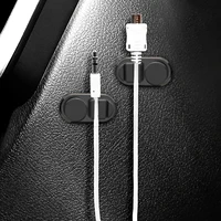 self adhesive cable hook hanger for keys earphone cable management for home office car desk