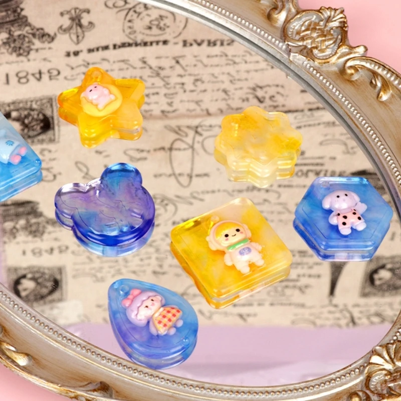 

Форма для ювелирных изделий из смолы с подвесным отверстием, силиконовая форма для брелока, уникальная форма для сережек, для рукоделия, с к...