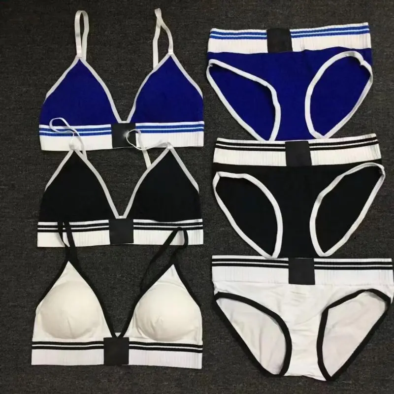 

Женское нижнее белье 2022, комплект из 2 предметов, хлопковый бюстгальтер, нижнее белье, спортивный удобный бюстгальтер, жилет, Сексуальная До...