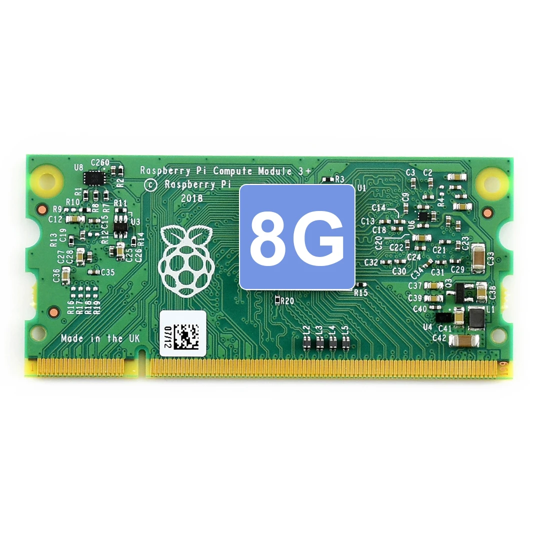 

Raspberry Pi Compute Module 3+ 8GB/16GB/32GB eMMC Flash 1GB RAM supports Windows 10