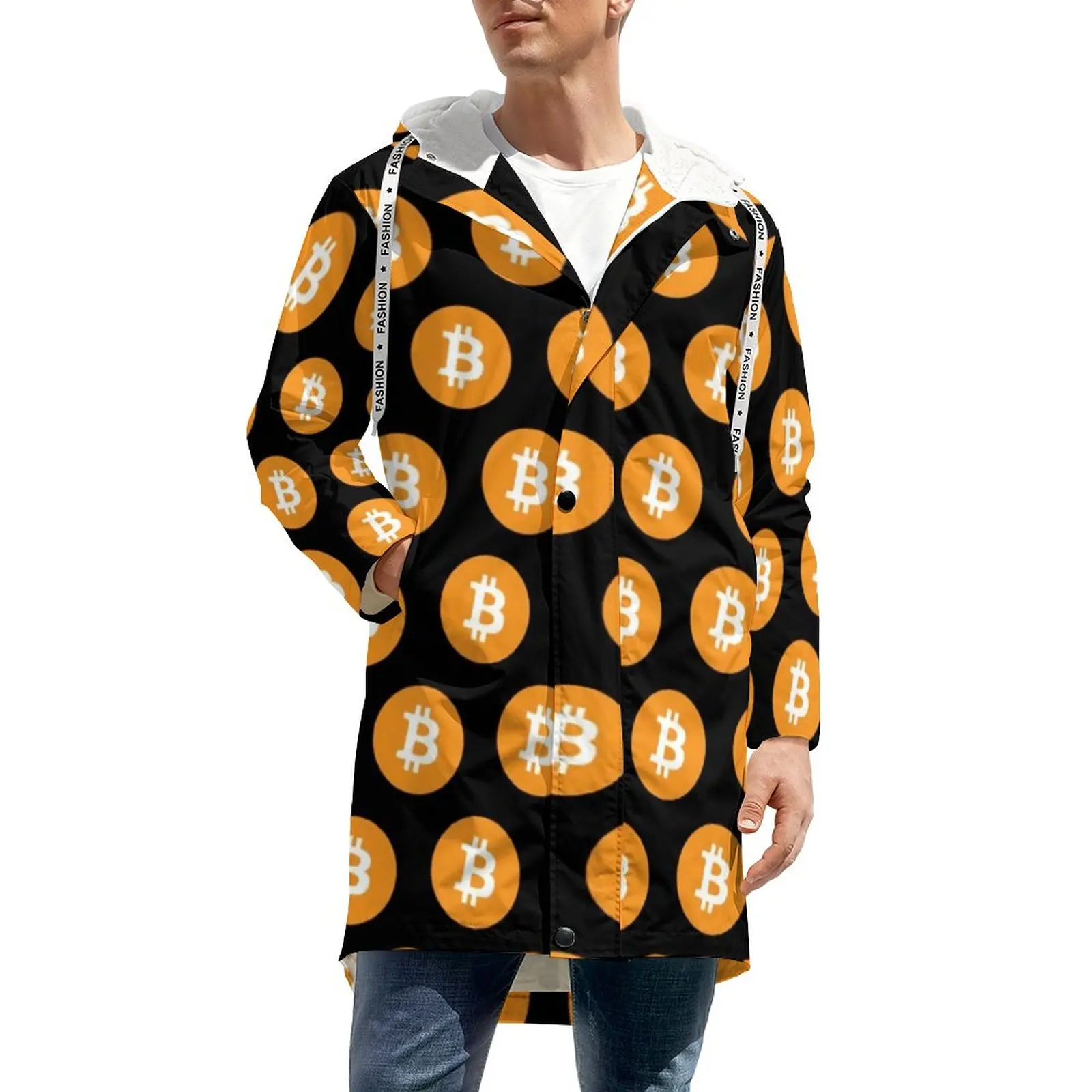 

Ветровка с принтом золотой монеты, современные классические теплые пальто для мужчин, современные дизайнерские зимние куртки, повседневны...