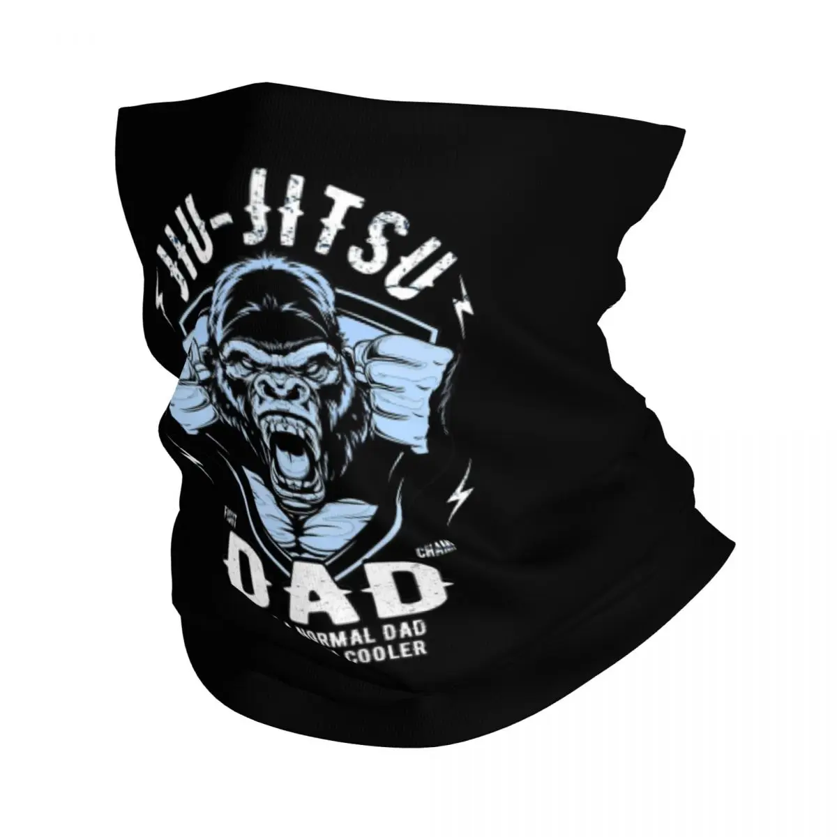 

Dad Cool Bandana Neck Gaiter Printed Brazilian Jiu Jitsu BJJ Face Scarf Multifunctional Cycling for Men Women Adult Windproof