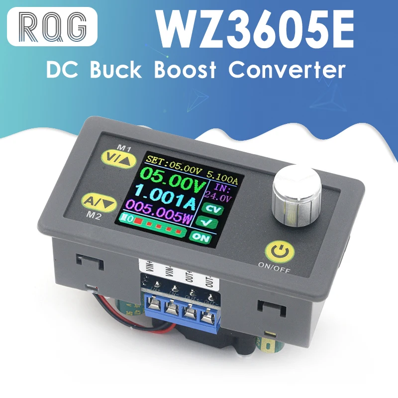 Buck Conversor de Impulso cc cv 36v 5a Módulo de Energia Ajustável Fonte de Energia de Laboratório Regulada Voltímetro Amperímetro Wz3605e dc Reguladores de tensão/estabilizadores