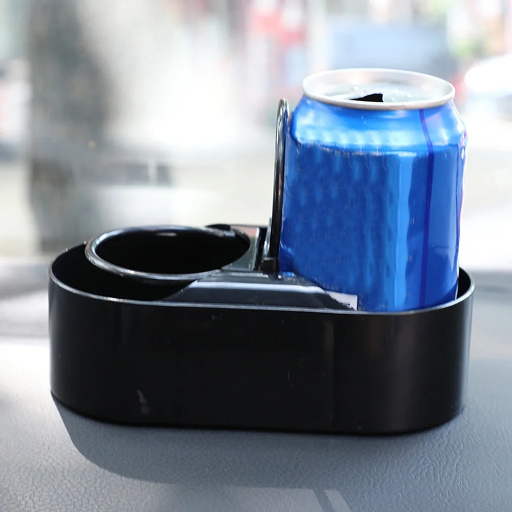 

Double Hole Car Cup Holder Beverage Water Bottle Beverage Multipurpose Storage Rack High Quality Durable Brand New Auto Parts Bl
