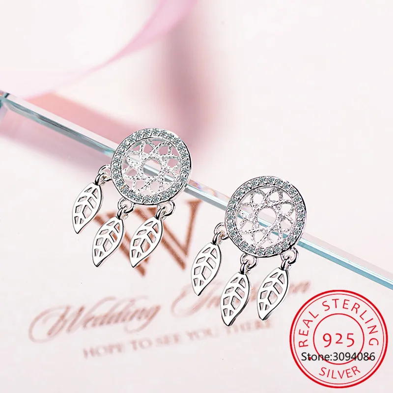 

Женские серьги-гвоздики «Ловец снов» из серебра 925 пробы с фианитами