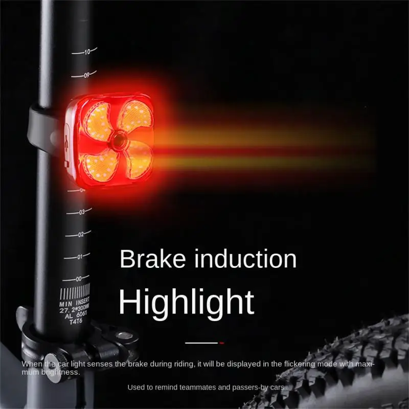 

Яркий задний фонарь для горного велосипеда с зарядкой от USB, 4 режима