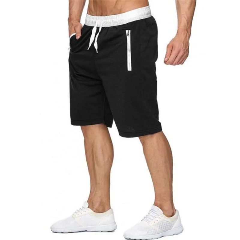 

Men's Shorts Mesh Elastic Summer Breeches Big Size Clothing Nylon Black Grey Spandex Sweat Shorts Plus Size Shorts