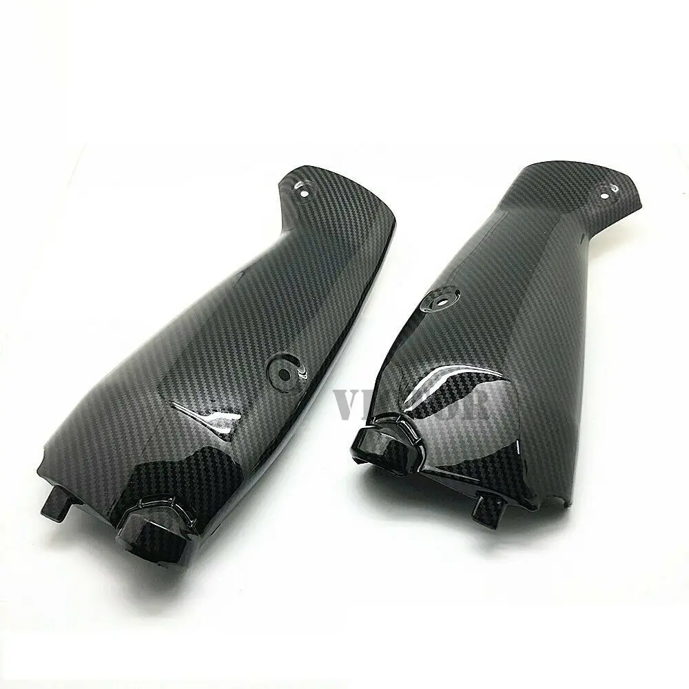 

For Yamaha YZF R1 2009-2014 Motorcycle Accessories Hydro Dipped Carbon Fiber Finish Front Intake Tubes Panel Fairing Cover