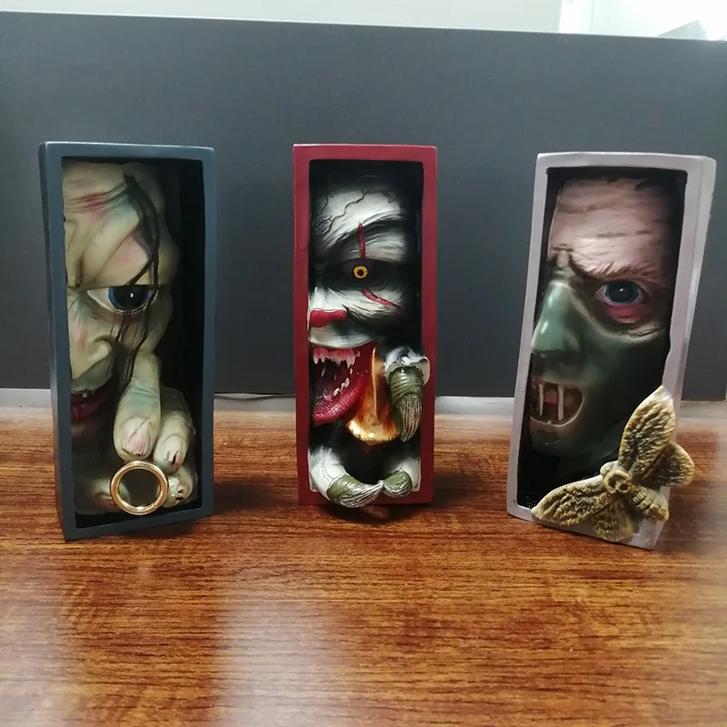 10 видов стилей 3D монстр книжные Чехлы скульптура орнамент креативная полимерная