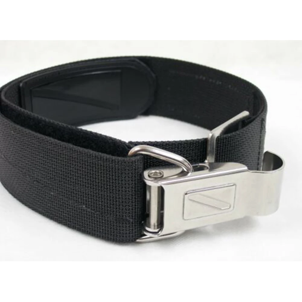 

Accessories Diving Tank Band Black Strap 1PC Cylinder Nylon+304 Stainless Steel Quick Release Buckle Replacement