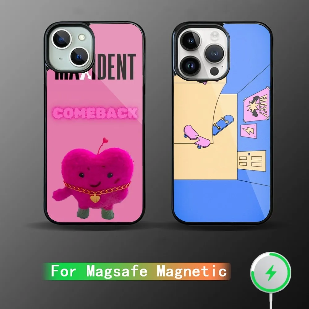 Детский чехол для телефона Stray Kpop MAXIDENT iPhone 15 14 13 12 11 Plus Pro Max Magsafe магнитная