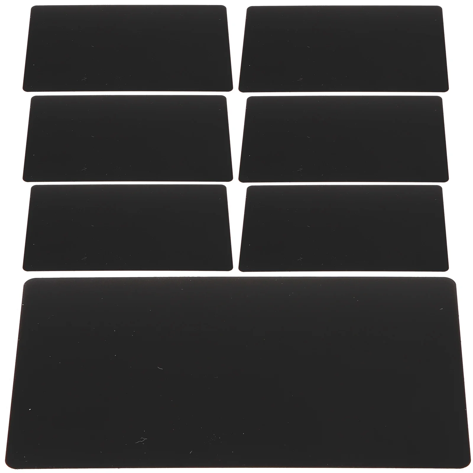 

10 Pcs Metal Business Card Cards Smooth Blank Name DIY Aluminium Aluminum