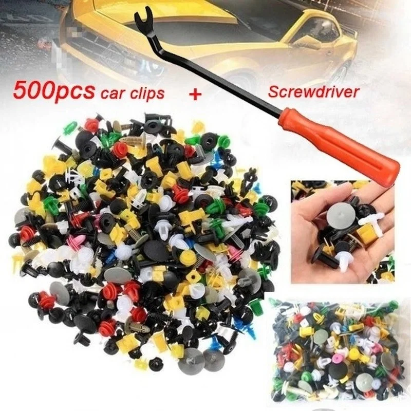 

500 шт., автомобильные крепежные зажимы