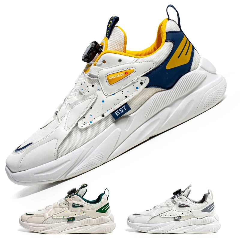 Breathable Comfortable Casual Sneakers Men's  Adult Teenagers Outdoor Running Shoes Walking Shoes School Sports Shoes 39-44#