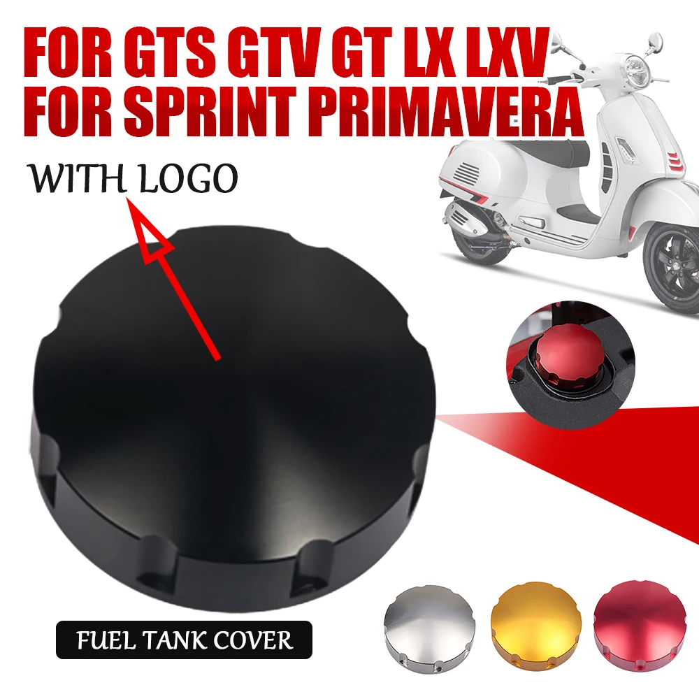 

For Vespa GTS 300 GTV 250 Primavera 150 Sprint 125 50 LX LXV PX Motorcycle Accessories Gas Fuel Tank Filler Oil Cap Cover Guard