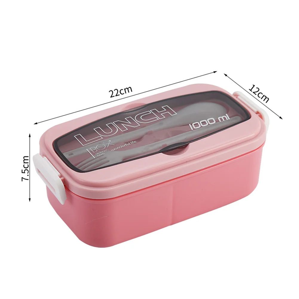 

Can Be Microwaved To Heat Large-capacity Lunch Lunch Box Japanese-style 1000ml 22*12*7.5cm Large-capacity Separated