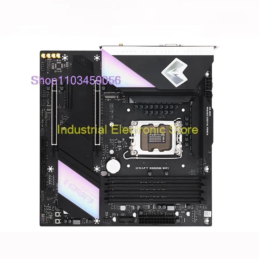 LGA1700 DDR4 двухканальный для материнской платы MAXSUN MS-iCraft B660M WIFI