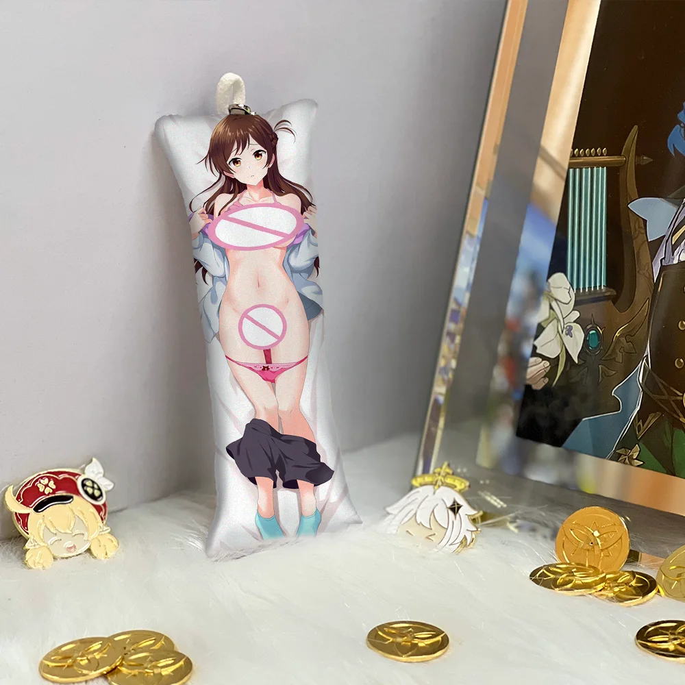 

Mizuhara Chizuru Key Chain Pendant Rent A Girlfriend Anime Accessories Key Ring Cute Body Pillow Double Side Keyring Bag Pendant