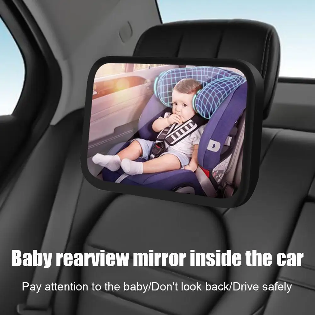 

Kids Monitor Baby Rear View Mirror In-Car Baby Observation Mirror Car Rear Seat Child Safety Mirror Easy Installation