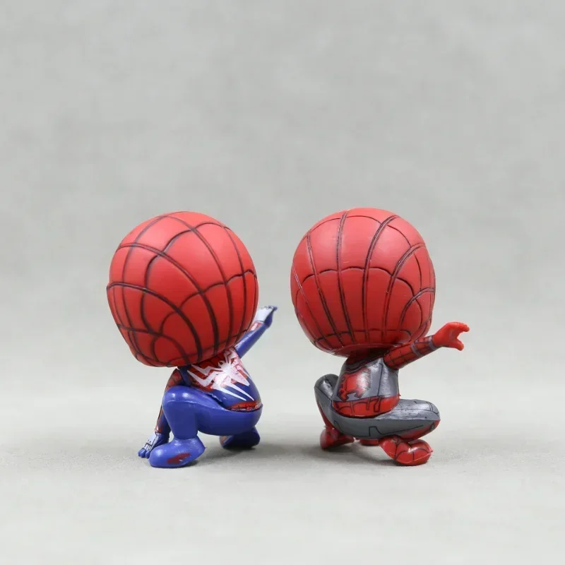 Коллекционные фигурки Marvel Spiderman: милые аниме-персонажи, модели героев Marvel, куклы для детей, настольные мультяшные фигурки, подарок на день рождения (art.: 3920da218d71e) - 3920da218d71e