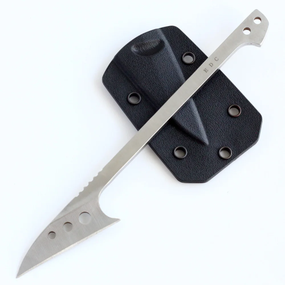 

Outdoor EDC Stainless Steel Harpoon Fish Scale Flake fillet Kit Hunt Tool Serrated Blade Personal Safety Tool Self Defense Tool