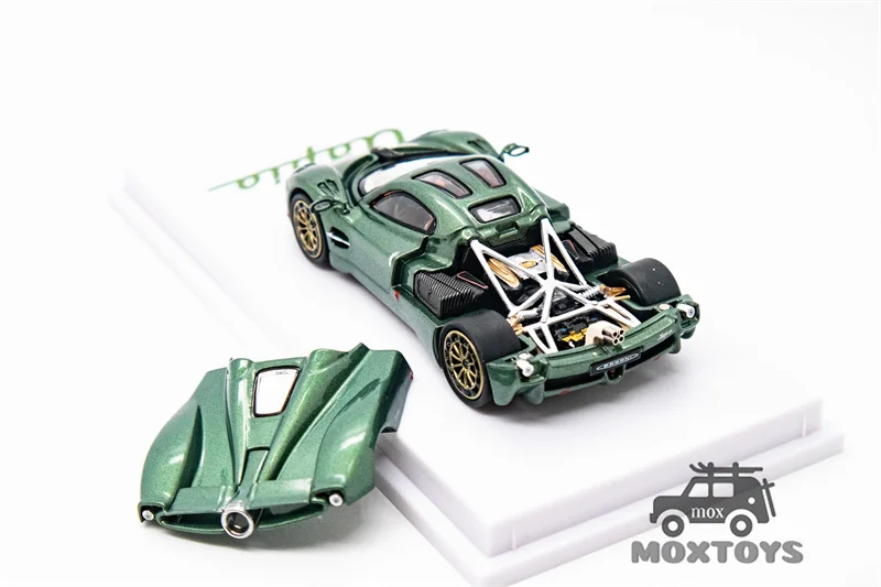 CM МОДЕЛЬ 1:64 Pagani Utopia (металлический зеленый) Литая под давлением модель автомобиля