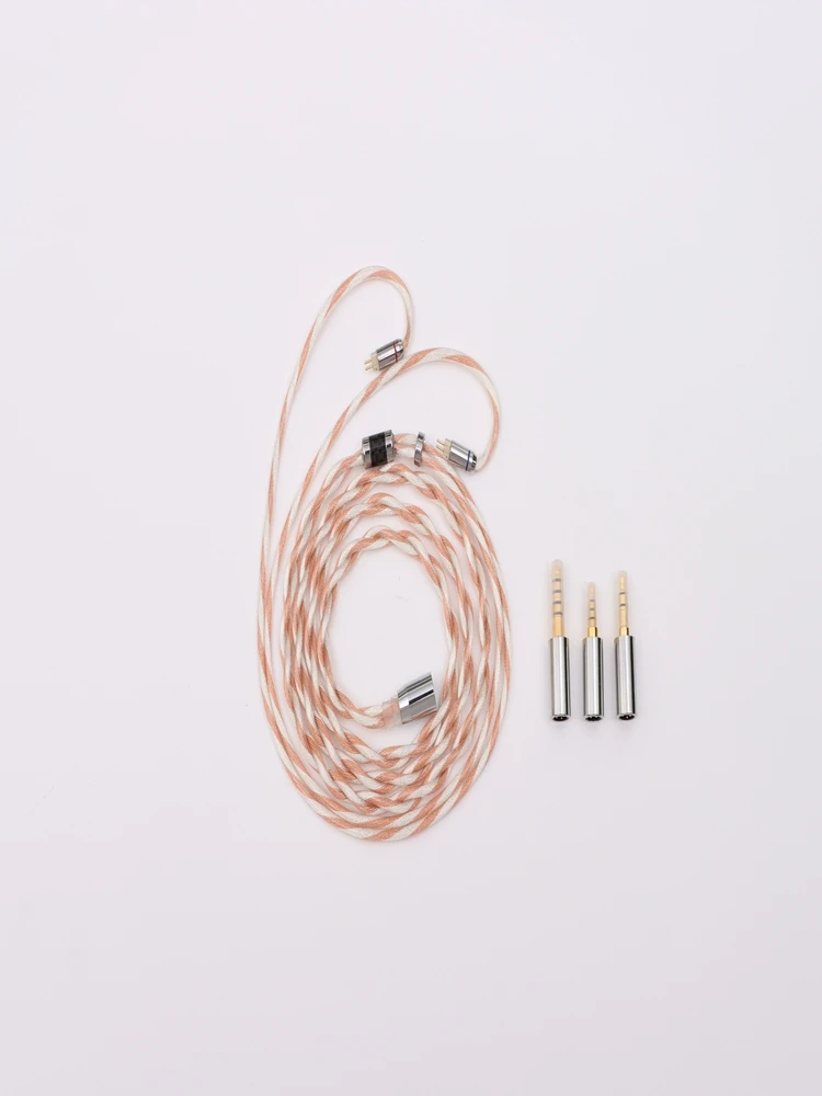 XINHS 2 core single crystal copper silver plated coaxial cable modular enlarge