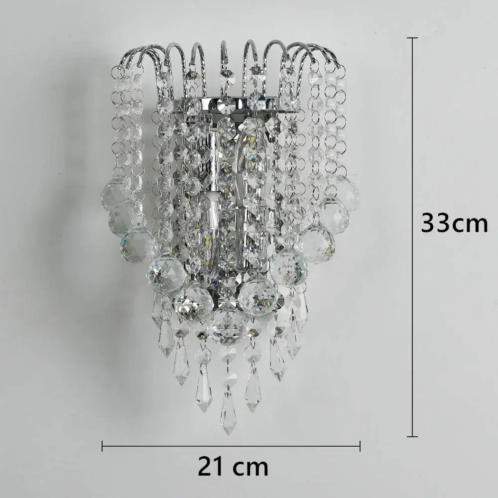 

Серебристый настенный светильник HOMEBLESS E14 для спальни