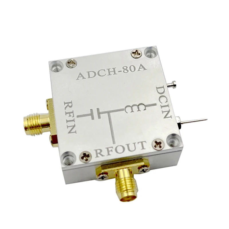 

RF DC Blocker Bias Feeder 10Mhz-10Ghz ADCH Broadband Amplifier