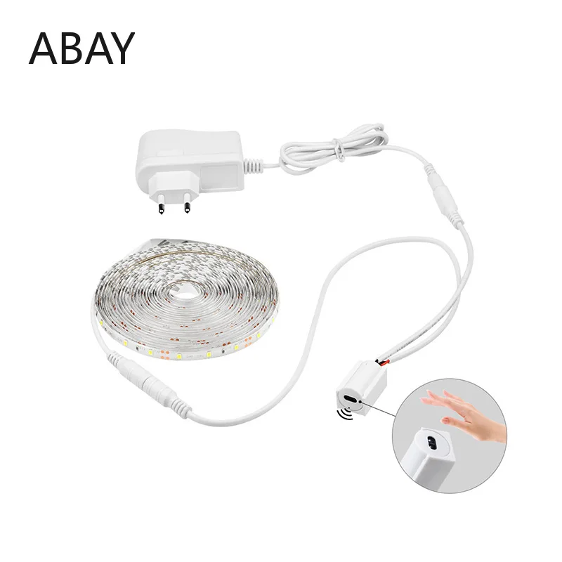 12V LED Light Strip Infraredhand Scan Sensor LED Lights Strips 2835SMD Tape Lamp 1m 2m 3m 4m 5m for Stairs Cupboard Wardrobe