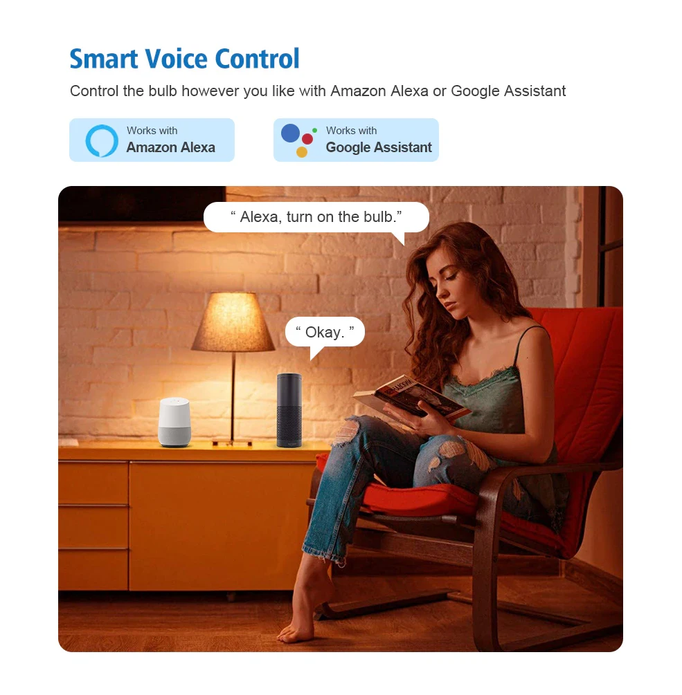 Светодиодная лампа в виде свечи E14 Ewelink WiFi Zigbee