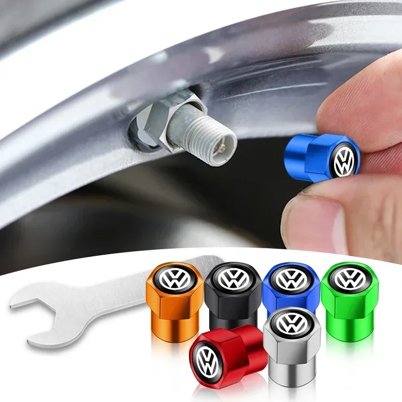 4 шт. крышка клапана для автомобильных шин крышки воздушного Volkswagen VW Beetle Touareg Tiguan CC