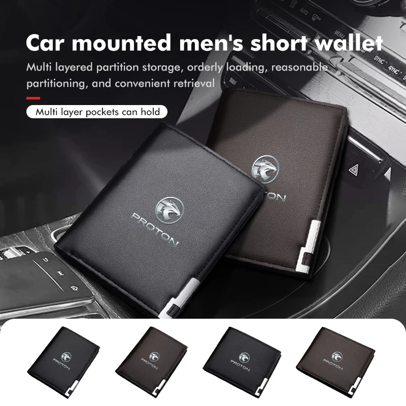 Кожаный чехол-держатель для водительских прав кредитной карты кошелек Proton Exora Preve