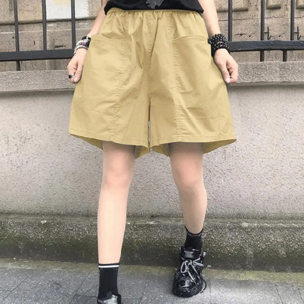 Big Pockets Breathable Women Fashion Casual Summer Shorts Female Clothing