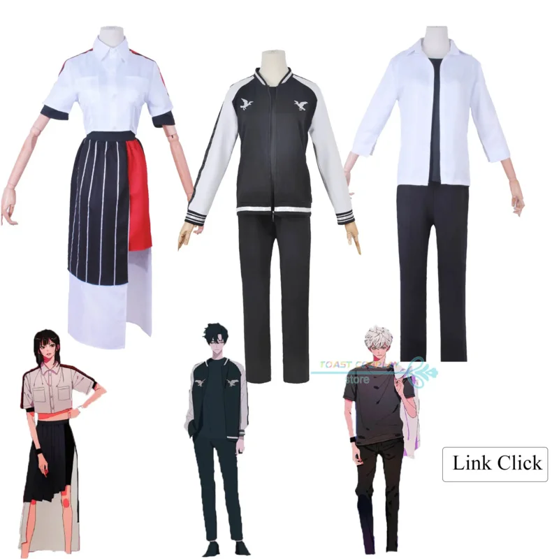 Anime Link Click Cosplay Costume Qiaoling Luguang Chengxiaoshi Handsome and Melting Clothing for Men Women Party