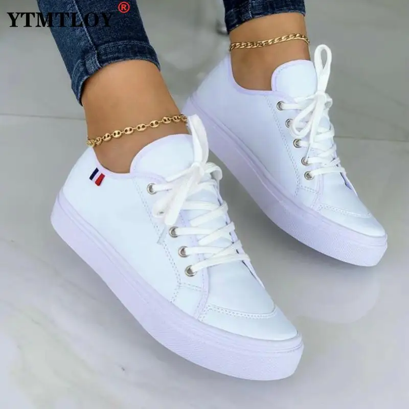 

2022 New Design Women Sneakers Fashion Breathable Non-slip Shoes Women Thick Bottom Sneakers Women Leisure Footwear Plus Size