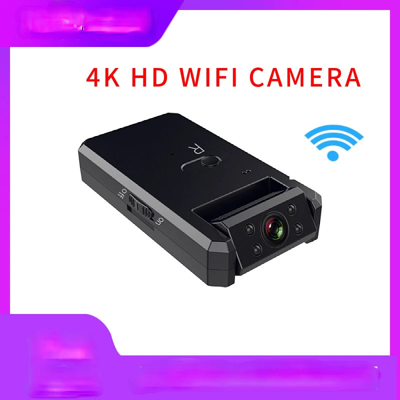 

Wireless Wifi Night Vision 180 Degree Rotating Lens Network Surveillance Camera 4K HD Remote Outdoor Indoor 120 Wide View Angle