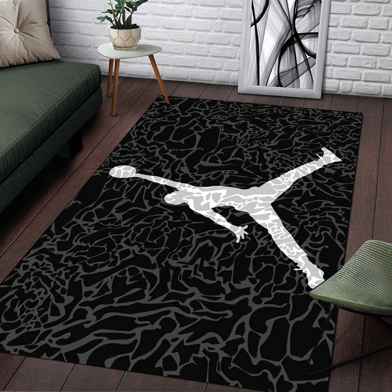 

Basketball Large Rug for Living Room 3D Printing Carpet Bedroom Soft Rug Home Decoration Motorcycle pad Area Rug kitchen mat