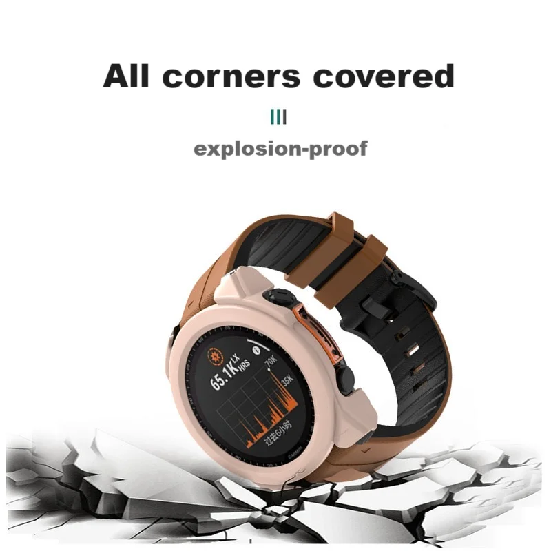 2 в 1 закаленное стекло для защиты экрана от царапин Garmin Fenix 8 43 мм 47 51 защитная