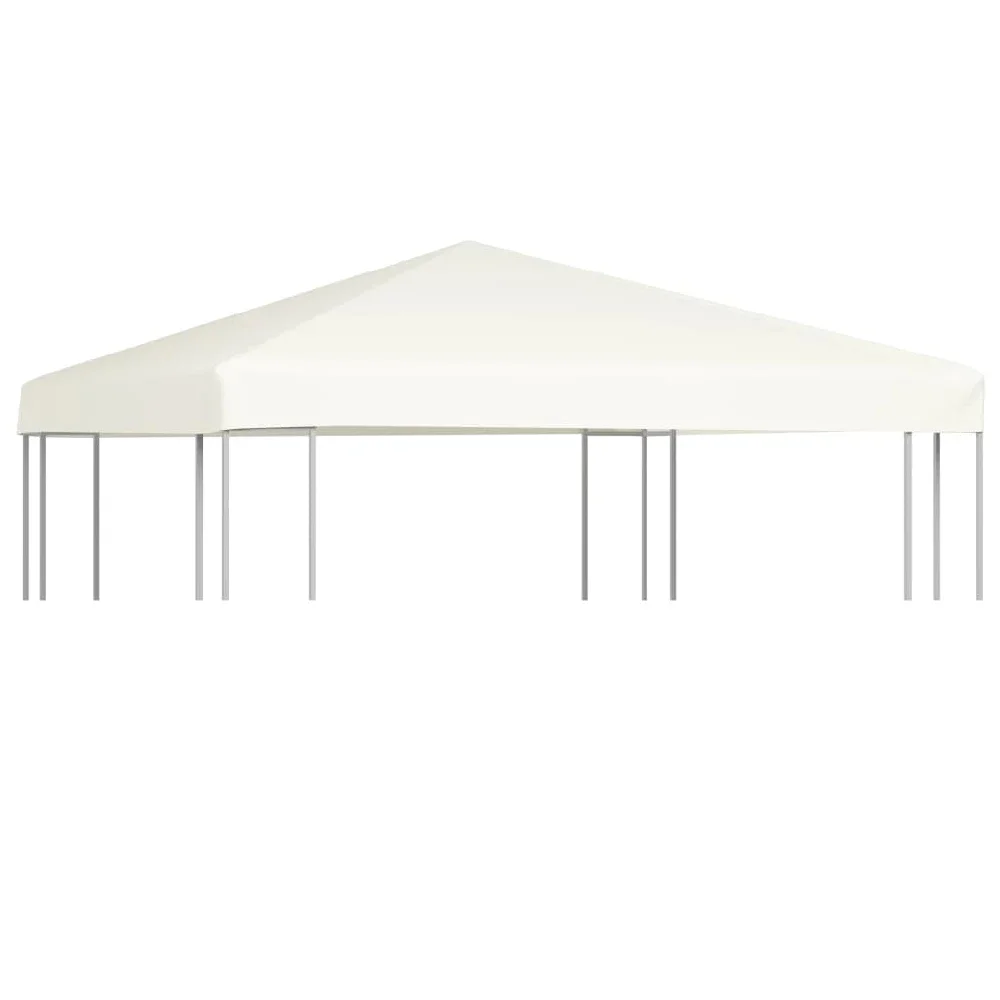 

Gazebo Top Cover 0.68lb/m² 118.1"x118.1" Cream White