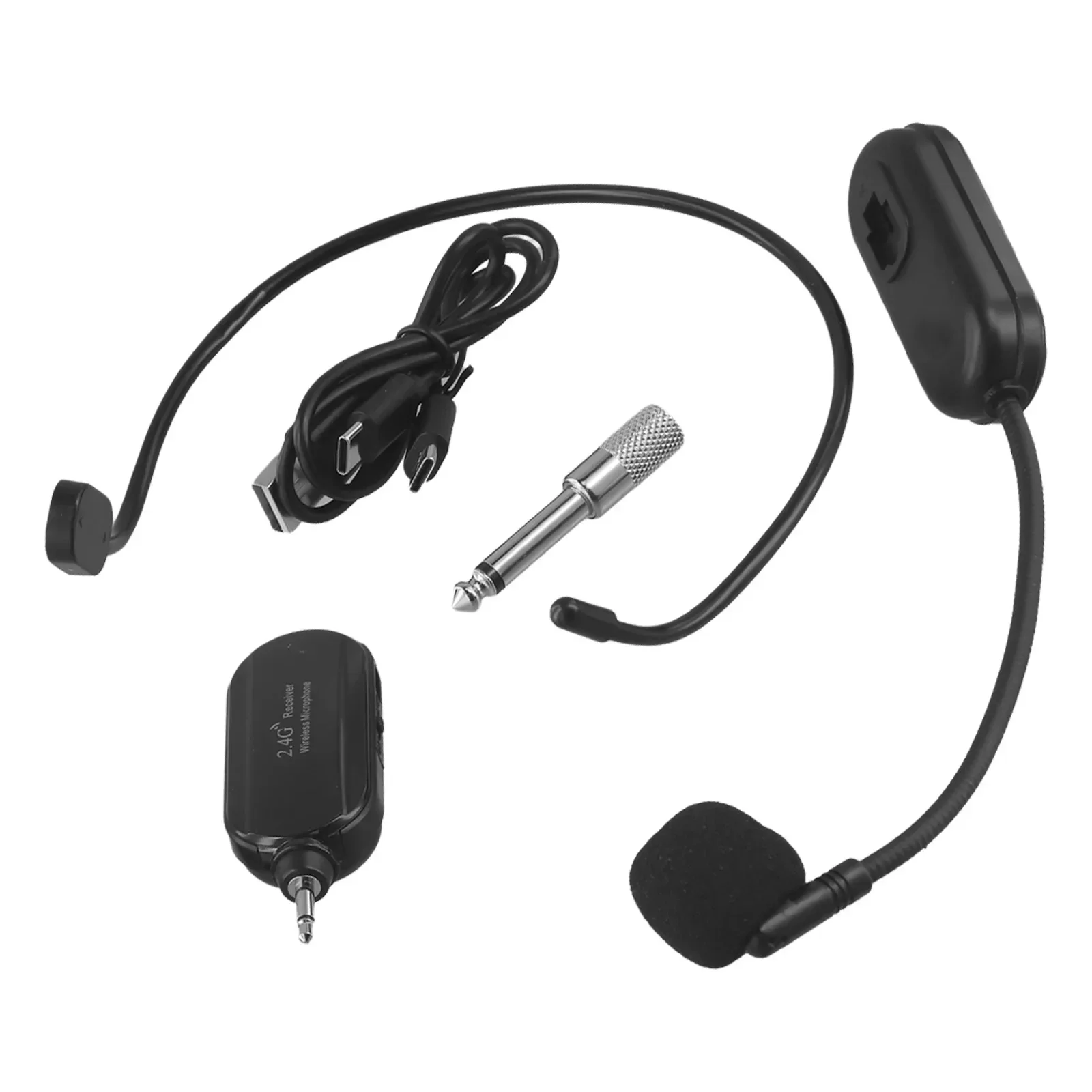 Беспроводная микрофонная гарнитура Plug &amp Play диапазон 30 м автоматическое